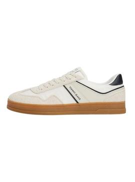Sapatilhas Tommy Jeans The Greenwich Mix brancas para homem