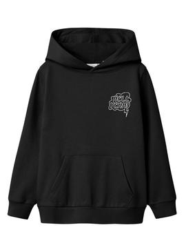 Moletom Name It Tanchill preto para menino.