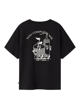 Camiseta Name It Tobobbi preta para menino.