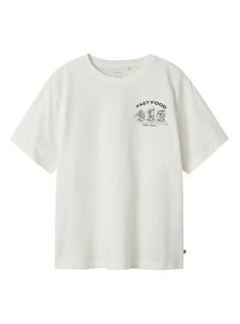 Camisola Name It Tobobbi branca para menino