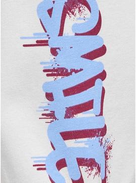 Moletom Only Smile branco para menina.
