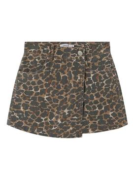 Saia calça Name It leopardo para menina.