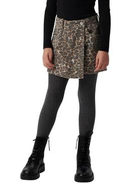 Saia calça Name It leopardo para menina.