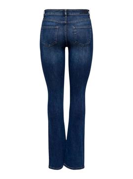 Calça de ganga Only Blush flare para mulher.