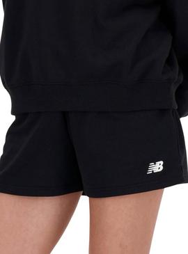 Calções New Balance Essential preto para mulher