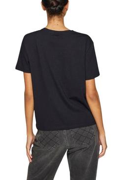 Camiseta Vila Vinora preta para mulher