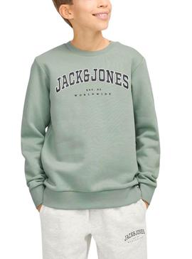 Moletom Jack and Jones Caleb verde para homem.