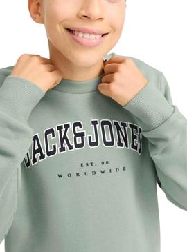 Moletom Jack and Jones Caleb verde para homem.