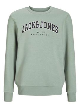 Moletom Jack and Jones Caleb verde para homem.