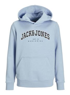 Moletom Jack and Jones Caleb azul para criança.