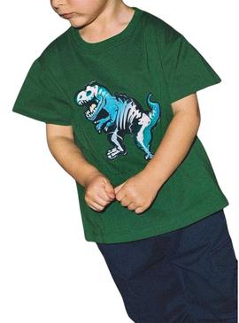 Camiseta Name It Brett verde para menino