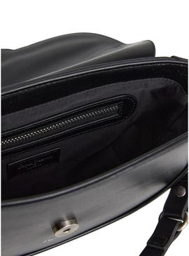Bolsa Pepe Jeans Crisha Limited preta para mulher.