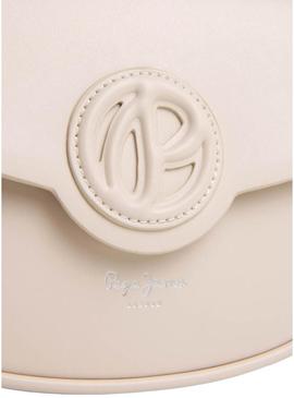 Bolsa Pepe Jeans Crisha Limited bege para mulher