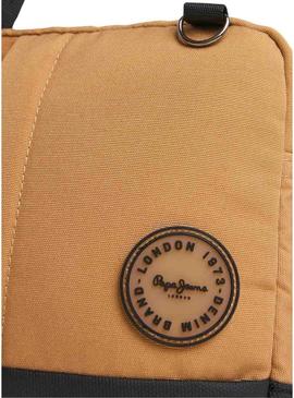 Bolsa Pepe Jeans Keene Core marrom para homens