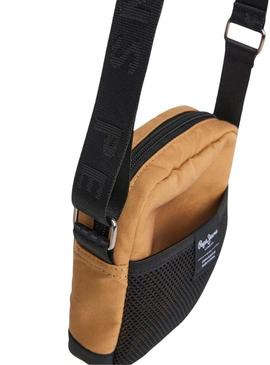 Bolsa Pepe Jeans Keene Core marrom para homens