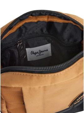 Bolsa Pepe Jeans Keene Core marrom para homens