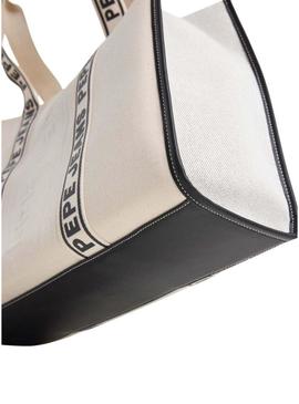 Bolsa Pepe Jeans Zenda Merit bege para mulher