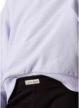Calça legging Calvin Klein Rib Cycling preta para menina.