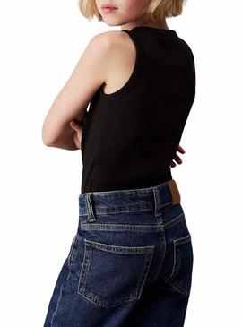 Regata Calvin Klein preta para menina.