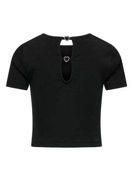 Top Only Kids verde negro para menina