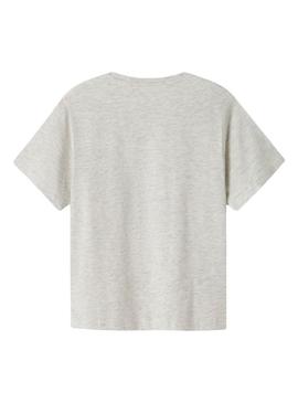 Camisa Name It Bennibo cinza para menino.