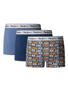 Pack de cuecas Pepe Jeans AO Logo multicolor para homem