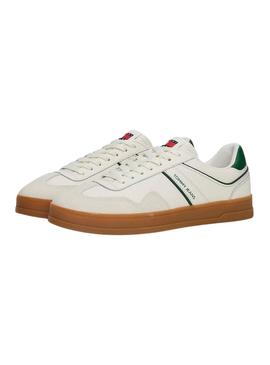 Sapatos Tommy Jeans The Greenwich Couro branco para homem.