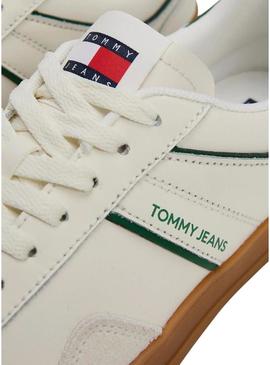 Sapatos Tommy Jeans The Greenwich Couro branco para homem.