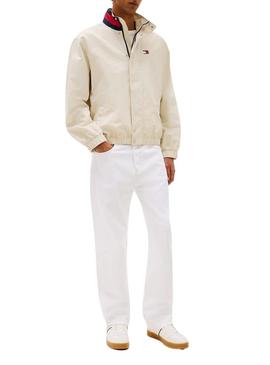 Sapatos Tommy Jeans The Greenwich Couro branco para homem.