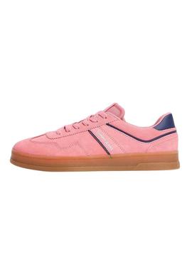 Sapatilhas Tommy Jeans Greenwich rosa para mulher