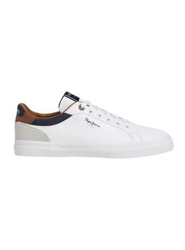 Sapatilhas Pepe Jeans Kenton Court branco para homem