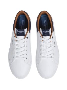 Sapatilhas Pepe Jeans Kenton Court branco para homem