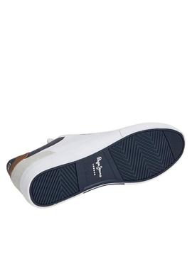 Sapatilhas Pepe Jeans Kenton Court branco para homem