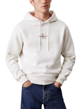 Moletom Calvin Klein Monologue branco para homem