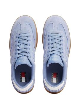 Sapatilhas Tommy Jeans The Greenwich azul para mulher.