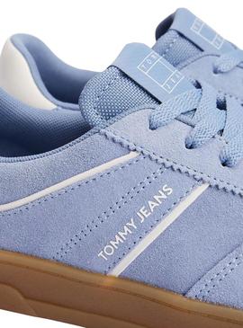 Sapatilhas Tommy Jeans The Greenwich azul para mulher.