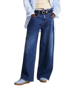 Sapatilhas Tommy Jeans The Greenwich azul para mulher.
