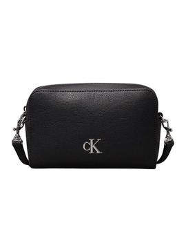 Bolsa tiracolo Calvin Klein Jeans Camera preta para mulher