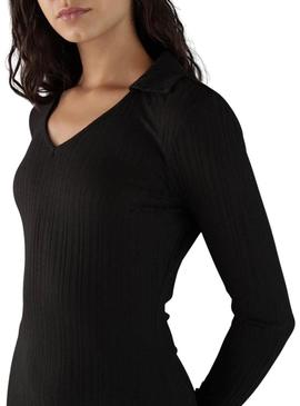 Vestido Calvin Klein Jeans Sheer preto para mulher