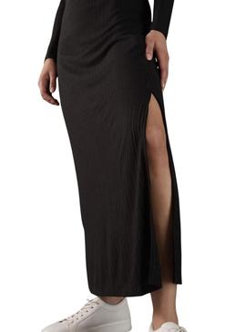 Vestido Calvin Klein Jeans Sheer preto para mulher