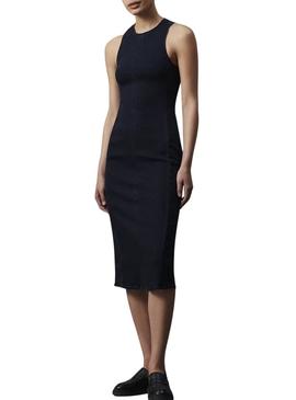 Vestido de coluna longa Calvin Klein para mulher.