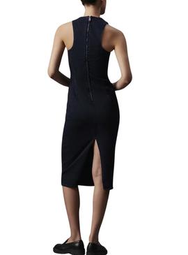 Vestido de coluna longa Calvin Klein para mulher.