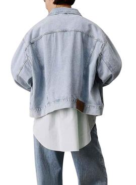 Jaqueta jeans Calvin Klein Jeans Boxy para mulher.