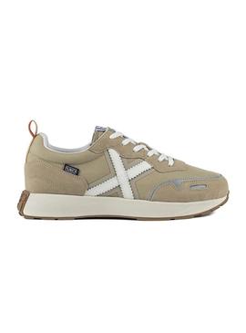 Sapatilhas Munich XEMINE 80 bege para homem.