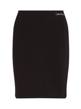 Saia Calvin Klein Jeans Milano preta para mulher.