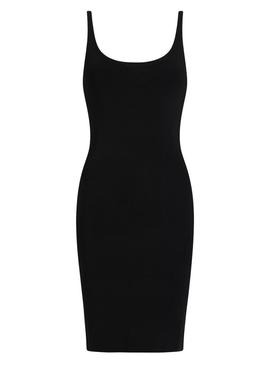 Vestido Calvin Klein Jeans Rayon preto para mulher