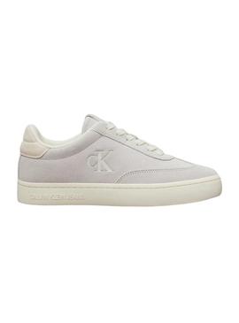 Sapatilhas Calvin Klein Jeans Classic Cupsole cinza para mulher
