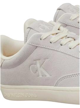 Sapatilhas Calvin Klein Jeans Classic Cupsole cinza para mulher