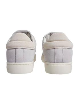 Sapatilhas Calvin Klein Jeans Classic Cupsole cinza para homem.