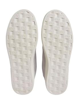 Sapatilhas Calvin Klein Jeans Classic Cupsole cinza para homem.